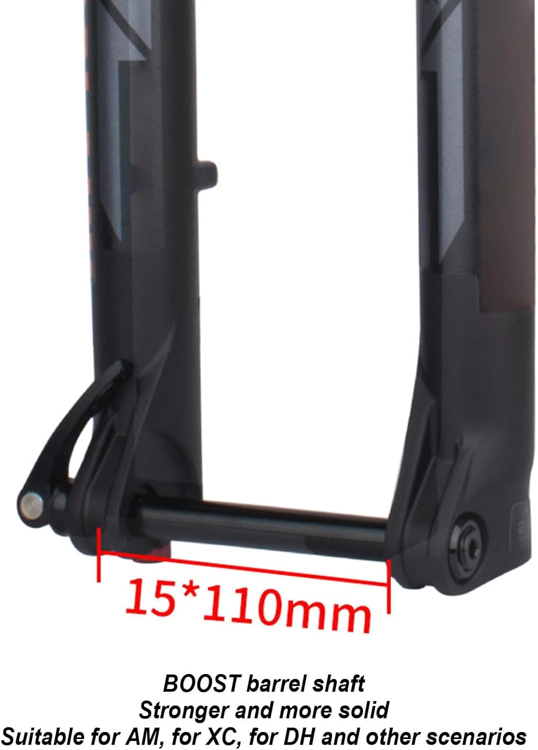 دوشاخ تعلیق دوچرخه مدل ۲۹ - مشکی دوشاخ تعلیق دوچرخه مدل ۲۹ - مشکی