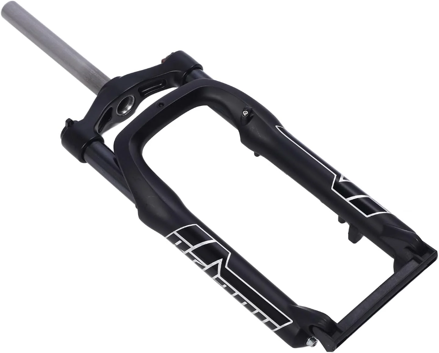 دوشاخ جلو فنری مکانیکی 20 اینچی برای دوچرخه برفی با لاستیک 4 اینچی، آلیاژ آلومینیوم، فاصله توپی 135 میلی‌متری، پایداری بیشتر برای ماجراجویی در فضای باز