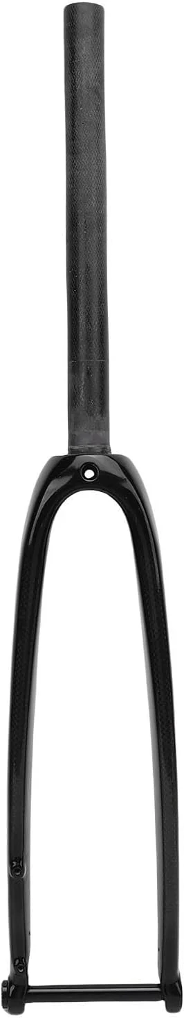 دوشاخ جلوی دوچرخه کورسی فیبر کربنی 28C ترمز دیسکی اکسل Thru طرح 3K براق مناسب دوچرخه سواری