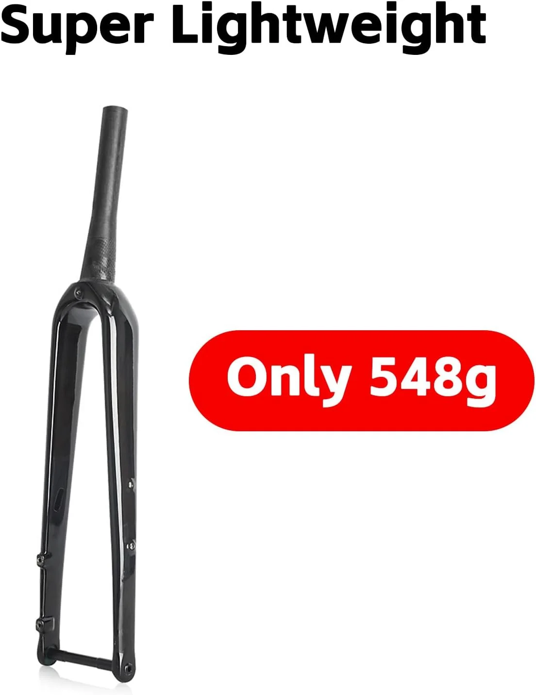 دوشاخ جلوی دوچرخه کورسی Pepisky 700C فیبر کربنی فوق سبک