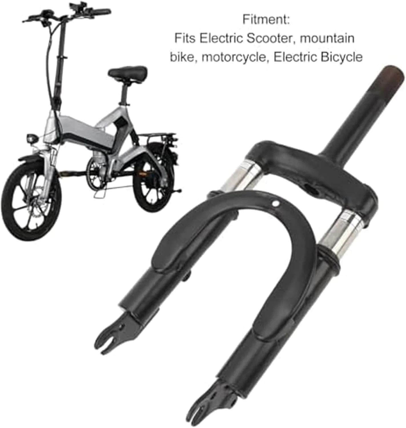 سیستم تعلیق، دوشاخ جلو، کمک فنر هیدرولیک آلیاژ آلومینیوم، دوشاخ، برای اسکوتر برقی موتور سیکلت برقی با چرخ های 12 اینچی