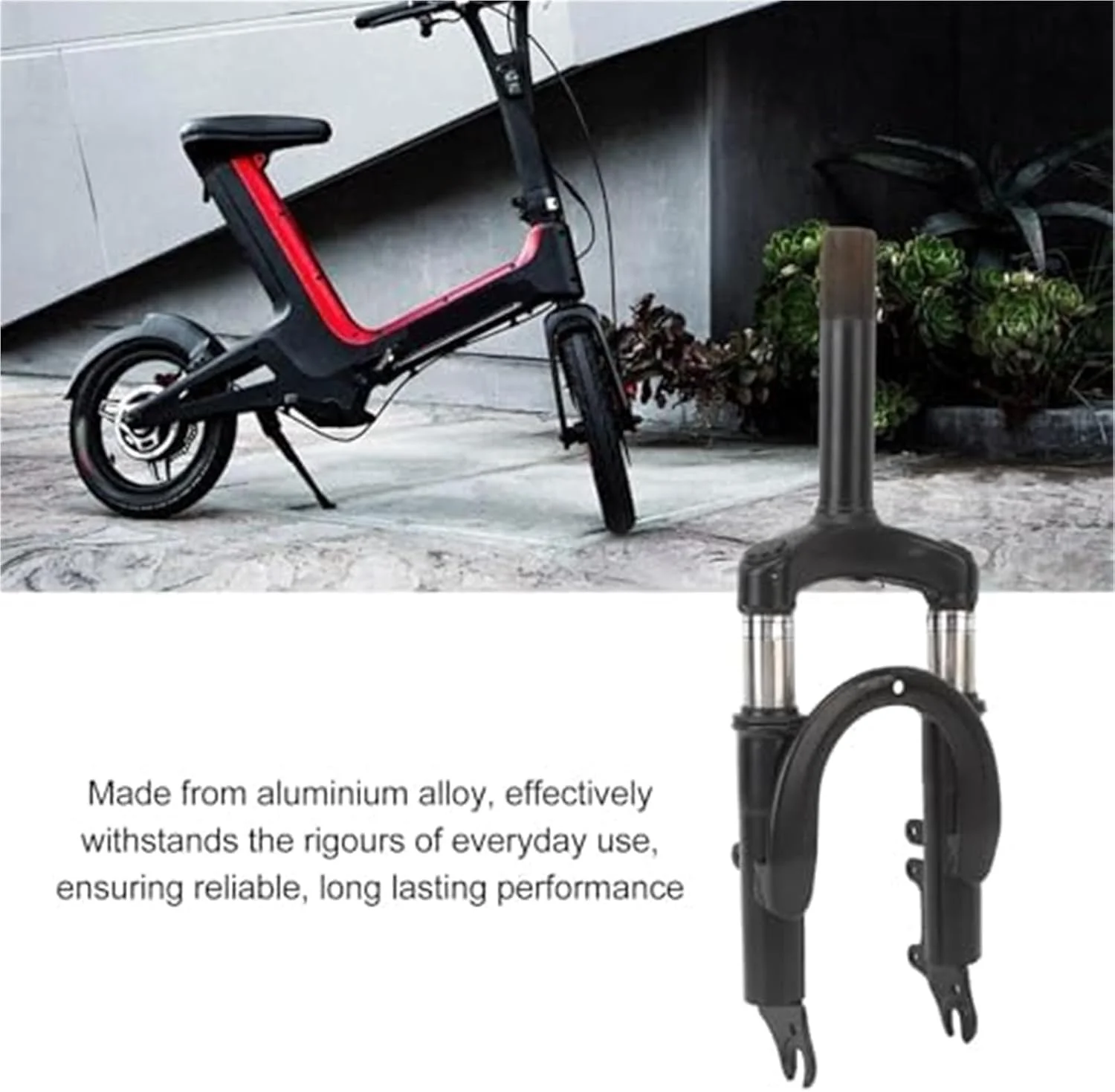 سیستم تعلیق، دوشاخ جلو، کمک فنر هیدرولیک آلیاژ آلومینیوم، دوشاخ، برای اسکوتر برقی موتور سیکلت برقی با چرخ های 12 اینچی