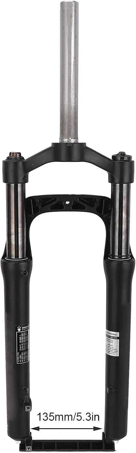 دوشاخ جلوی دوچرخه برفی آلیاژ آلومینیوم، فنر کمک فنر، 135 میلی متر، برای اسنوموبیل