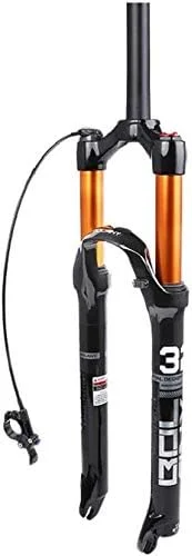 دوشاخ کمک فنر دوچرخه کوهستان 27.5/29 اینچ، دوشاخ جلو فنری کمک فنر آلیاژ آلومینیوم با لوله فرمان مستقیم برای لوازم جانبی دوچرخه (قفل دستی/قفل از راه دور) دوشاخ کمک فنر دوچرخه کوهستان 27.5/29 اینچ، دوشاخ جلو فنری کمک فنر آلیاژ آلومینیوم با لوله فرمان مستقیم برای لوازم جانبی دوچرخه (قفل دستی/قفل از راه دور)