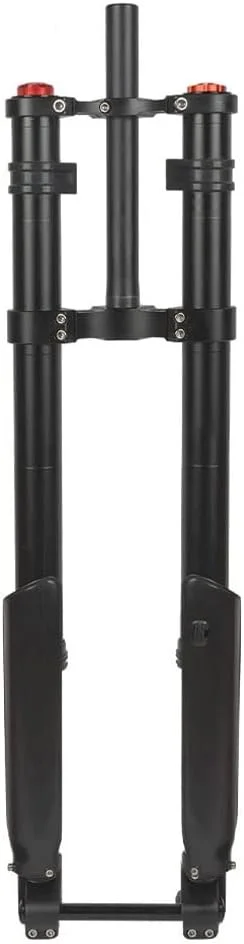 دوشاخ معکوس دوچرخه سایز 26/27.5 اینچ، دوشاخ تعلیق بادی/روغنی دوچرخه کوهستان با حرکت 150 میلی‌متر، تنظیم برگشت، دوشاخ جلوی مستقیم، دوشاخ دوشانه محور از طریق DH (رنگ: دوشاخ بادی، سایز: 27.5 اینچ)