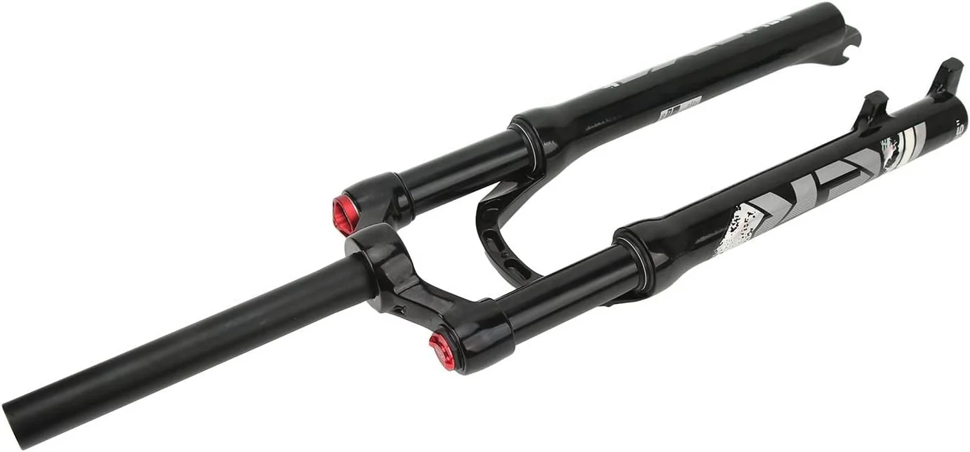 دوشاخ کمک فنر آلومینیومی آلیاژی ۲۶ اینچی مقاوم برای دوچرخه کوهستان با قفل دستی، تجربه سواری عالی، ایده آل برای انواع جاده ها دوشاخ کمک فنر آلومینیومی آلیاژی ۲۶ اینچی مقاوم برای دوچرخه کوهستان با قفل دستی، تجربه سواری عالی، ایده آل برای انواع جاده ها