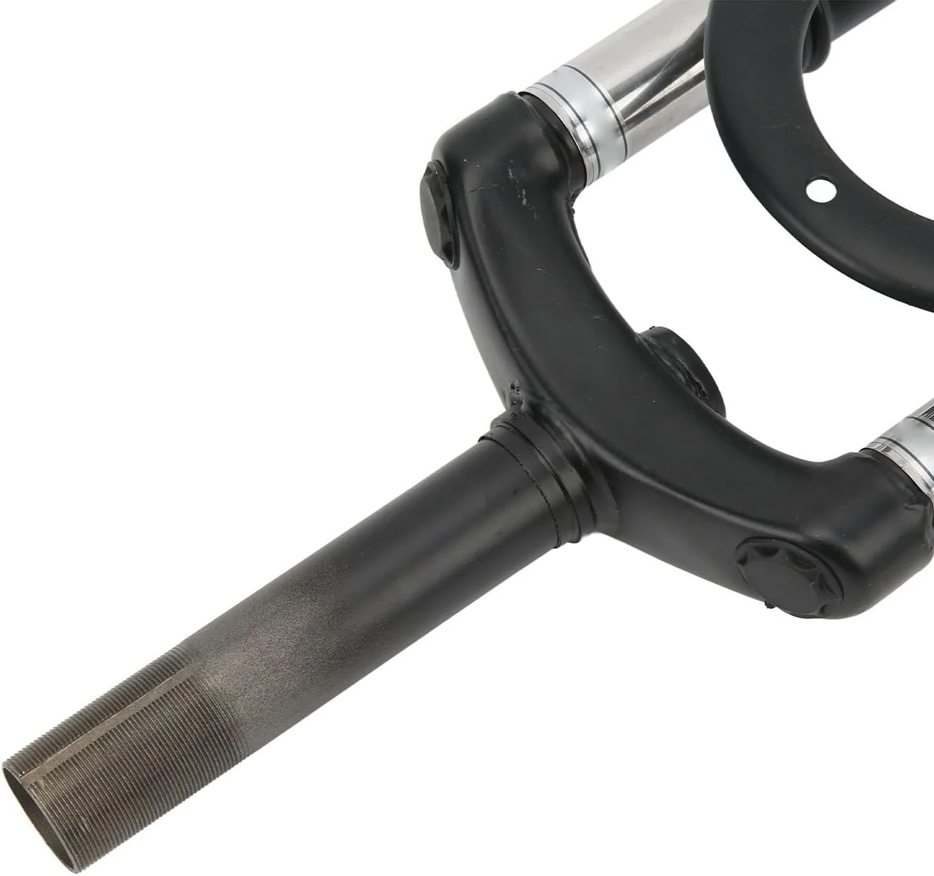 دوشاخ جلو کمک فنر دار آلیاژ آلومینیوم بادوام برای اسکوترهای برقی، موتورسیکلت ها، برای راحتی در سواری دوشاخ جلو کمک فنر دار آلیاژ آلومینیوم بادوام برای اسکوترهای برقی، موتورسیکلت ها، برای راحتی در سواری