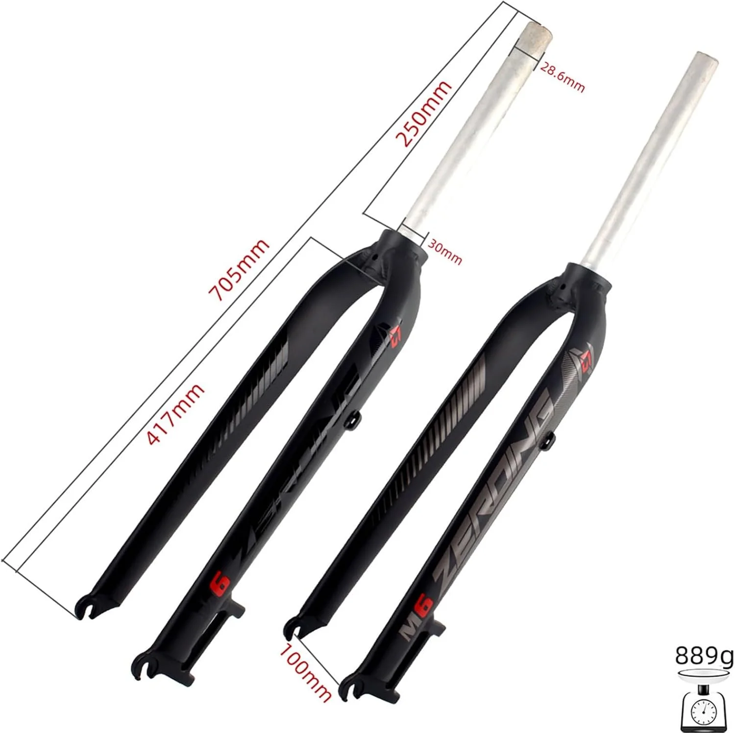 دوشاخ جلو لوله صاف 26/27.5/29 اینچ، دوشاخ صلب ترمز دیسکی دوچرخه کوهستان 1-1/8 اینچ، لوازم جانبی دوچرخه برای دوچرخه های فوق سبک A,29in دوشاخ جلو لوله صاف 26/27.5/29 اینچ، دوشاخ صلب ترمز دیسکی دوچرخه کوهستان 1-1/8 اینچ، لوازم جانبی دوچرخه برای دوچرخه های فوق سبک A,29in