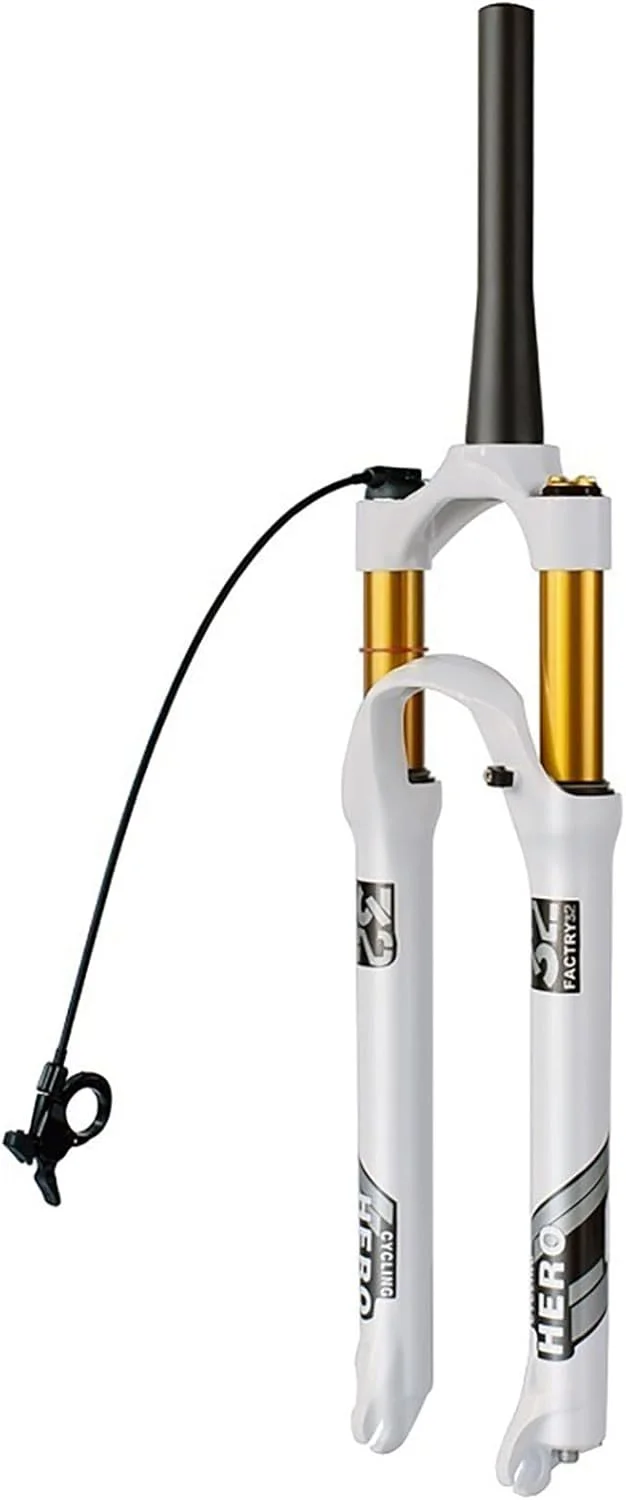 دوشاخ جلو دوچرخه کوهستان فوق سبک 26 27.5 29 اینچ با دامنه حرکتی 120 میلی متر، دوشاخ بادی آلیاژ منیزیم کمک فنر دوشاخ جلو دوچرخه کوهستان فوق سبک 26 27.5 29 اینچ با دامنه حرکتی 120 میلی متر، دوشاخ بادی آلیاژ منیزیم کمک فنر