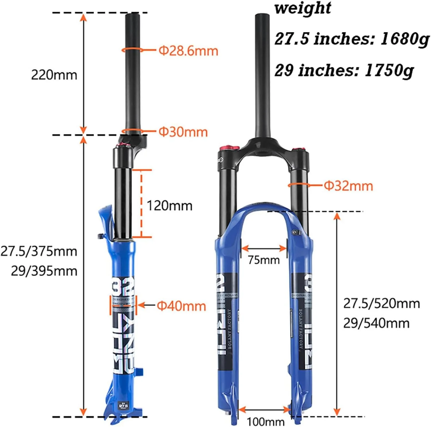 دوشاخ جلوی بادی دوچرخه کوهستان آلیاژ منیزیم فوق سبک سایز 27.5 و 29 اینچ مناسب تایر 1.5-2.4 اینچ مدل C,29in دوشاخ جلوی بادی دوچرخه کوهستان آلیاژ منیزیم فوق سبک سایز 27.5 و 29 اینچ مناسب تایر 1.5-2.4 اینچ مدل C,29in