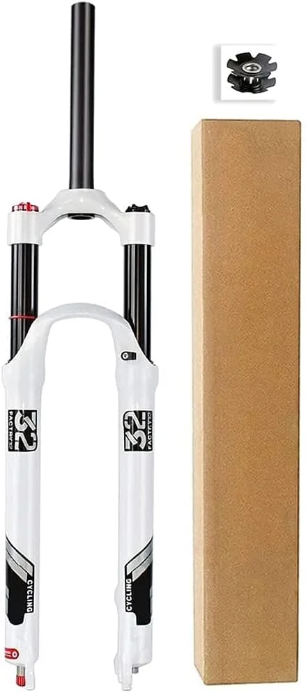 دوشاخ بادی کمک فنر دار جلو دوچرخه کوهستان سایز 26 27.5 29 اینچ، آلیاژ منیزیم 1-1/8 اینچ، دوشاخ مستقیم فنری با دامنه حرکتی 140 میلی متر دوشاخ بادی کمک فنر دار جلو دوچرخه کوهستان سایز 26 27.5 29 اینچ، آلیاژ منیزیم 1-1/8 اینچ، دوشاخ مستقیم فنری با دامنه حرکتی 140 میلی متر