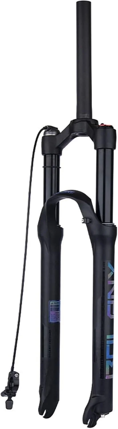 دوشاخ جلوی دوچرخه کوهستان 26 27.5 29 با فشار هوا، کمک فنر با قابلیت تنظیم میرایی و برگشت، 120 میلی متر دامنه حرکتی، ترمز دیسکی QR 100Mm * 9Mm C,26in