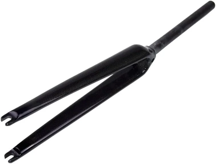 دوشاخ دوچرخه کورسی 700C 25.4mm جاده ای براق مات تمام فیبر کربن دوشاخ جلو ثابت دنده ای