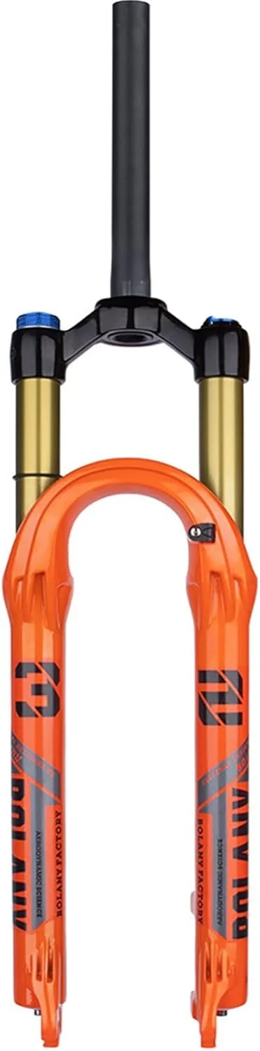 دوشاخ بادی دوچرخه 27.5 اینچی، آلیاژ آلومینیوم و آلیاژ منیزیم با استحکام بالا، تنظیم ریباند دوشاخ جلوی کمک فنر دوچرخه کوهستان، کمک فنر بادی 1