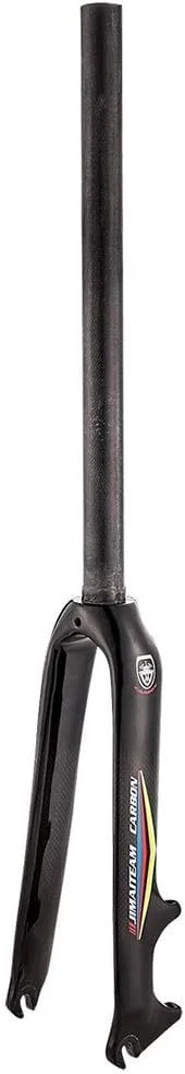 دوشاخ خشک 20 اینچی دوچرخه، دوشاخ جلوی دوچرخه کوهستانی تمام فیبر کربن، قطعات دوچرخه سواری 1-1/8 اینچ