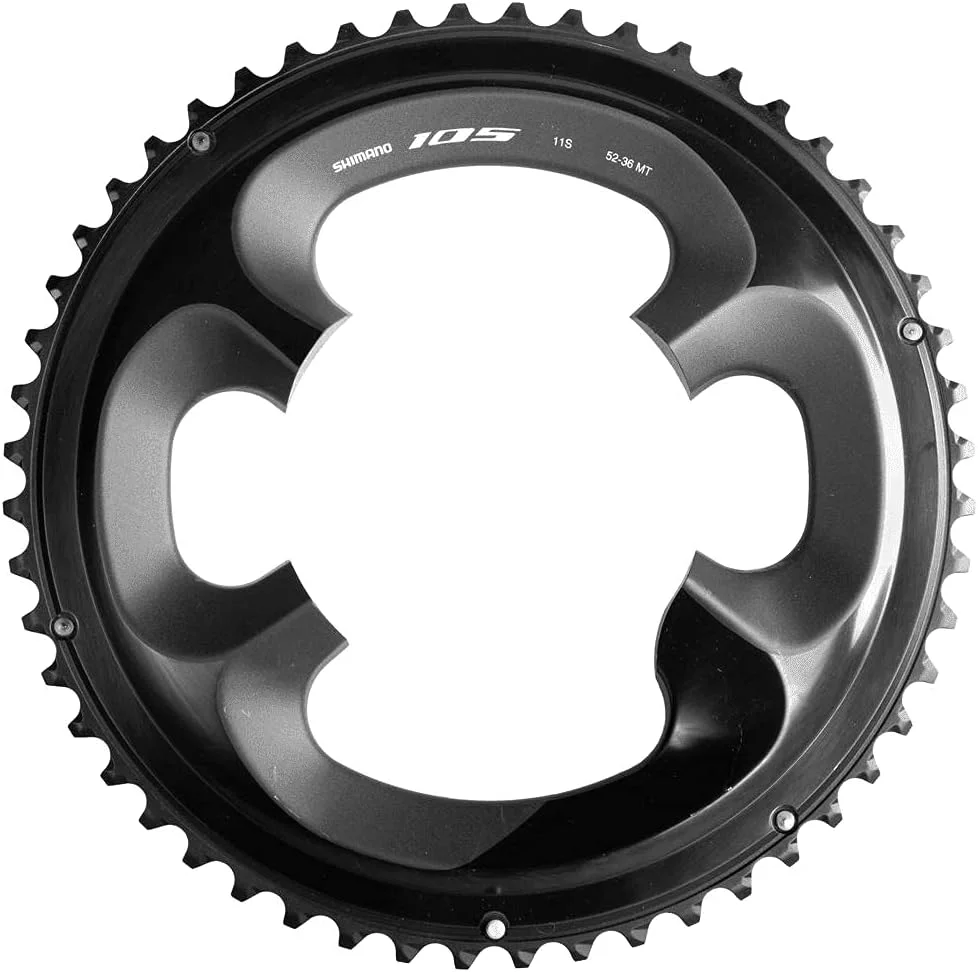 طبق قامه شیمانو FC-R7000، 53 دندانه-MW مناسب 53-39 دندانه، مشکی، 1WV98050 طبق قامه شیمانو FC-R7000، 53 دندانه-MW مناسب 53-39 دندانه، مشکی، 1WV98050