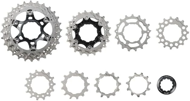 خودروی دنده ای شیمانو CS-R8000 برای دوچرخه جاده - Ultegra 11 سرعته - راندمان بالای دور در دقیقه - سایز 11-28T - نقره ای خودروی دنده ای شیمانو CS-R8000 برای دوچرخه جاده - Ultegra 11 سرعته - راندمان بالای دور در دقیقه - سایز 11-28T - نقره ای