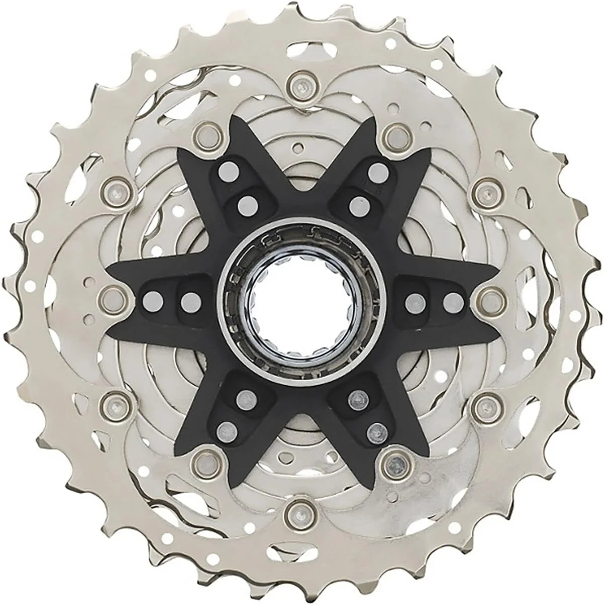 خودرو دنده SHIMANO 105 CS-R7101-12 - 12 سرعته، 11-34T، HG L2، نقره ای