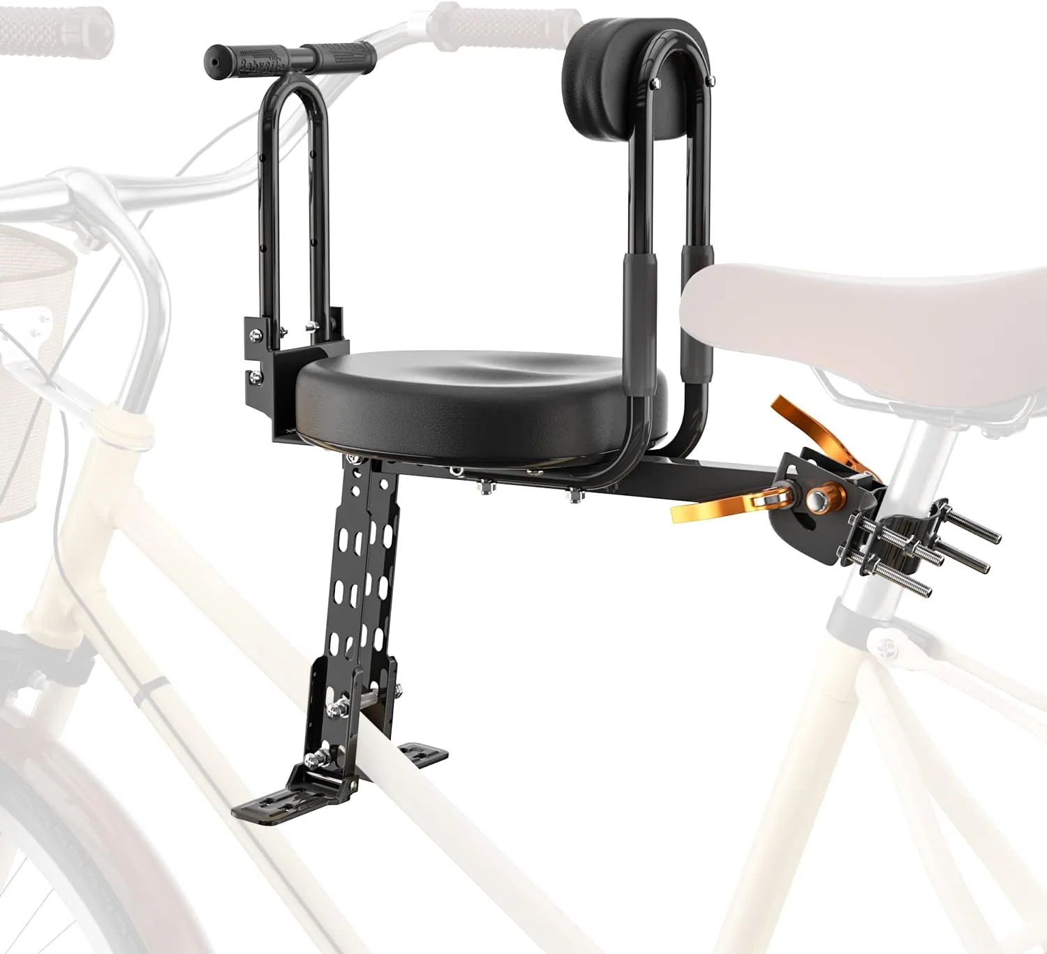 صندلی دوچرخه کودک YouTeMei برای کودکان 1 تا 5 سال، صندلی دوچرخه قابل تنظیم برای دوچرخه‌های کوهستانی با فرمان، صندلی کودک، سازگار با تمام دوچرخه‌های کوهستانی بزرگسالان