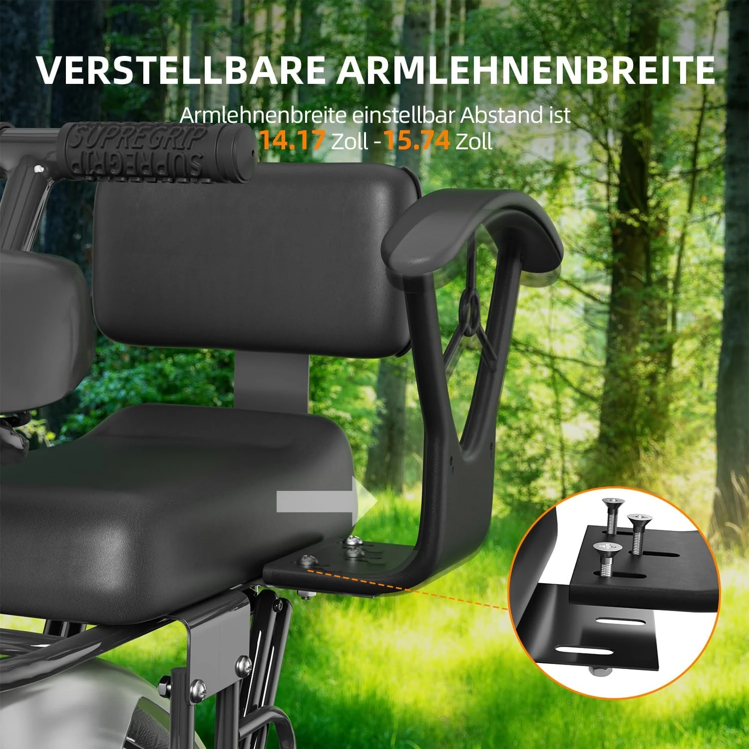 صندلی کودک دوچرخه پشتی، صندلی دوچرخه کودک نصب شده در عقب، صندلی محافظ کودک 360 درجه، صندلی عقب دوچرخه با قابلیت تنظیم عرض، مناسب برای تمام قاب های عقب دوچرخه (دسته J شکل)