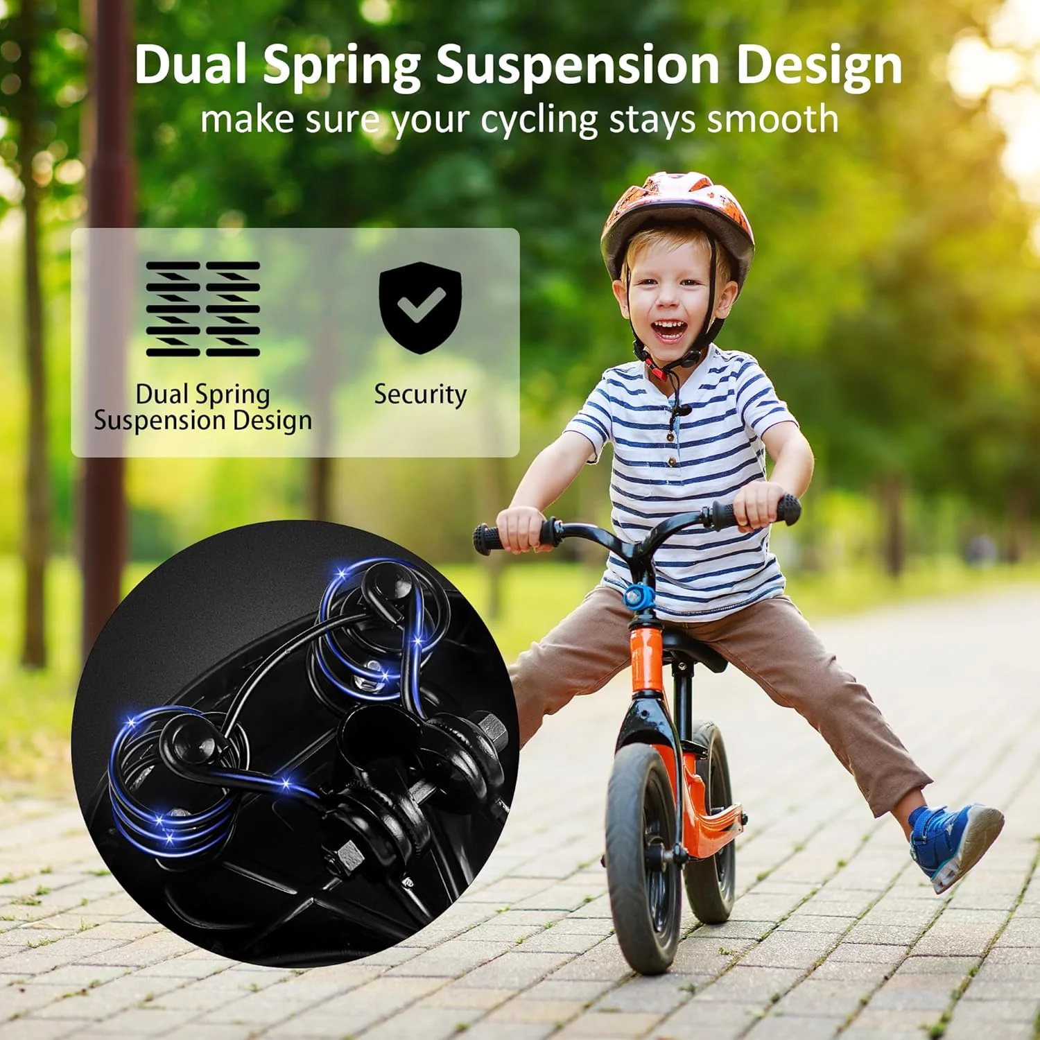 بالشتک صندلی دوچرخه بچه گانه راحت - زین قابل تعویض برای دوچرخه های 12، 14، 16، 18، 20 و 24 اینچ - تعویض صندلی دوچرخه بچه گانه، تجربه سواری را برای سوارکاران جوان بهبود می بخشد، گزینه های اندازه های مختلف بالشتک صندلی دوچرخه بچه گانه راحت - زین قابل تعویض برای دوچرخه های 12، 14، 16، 18، 20 و 24 اینچ - تعویض صندلی دوچرخه بچه گانه، تجربه سواری را برای سوارکاران جوان بهبود می بخشد، گزینه های اندازه های مختلف