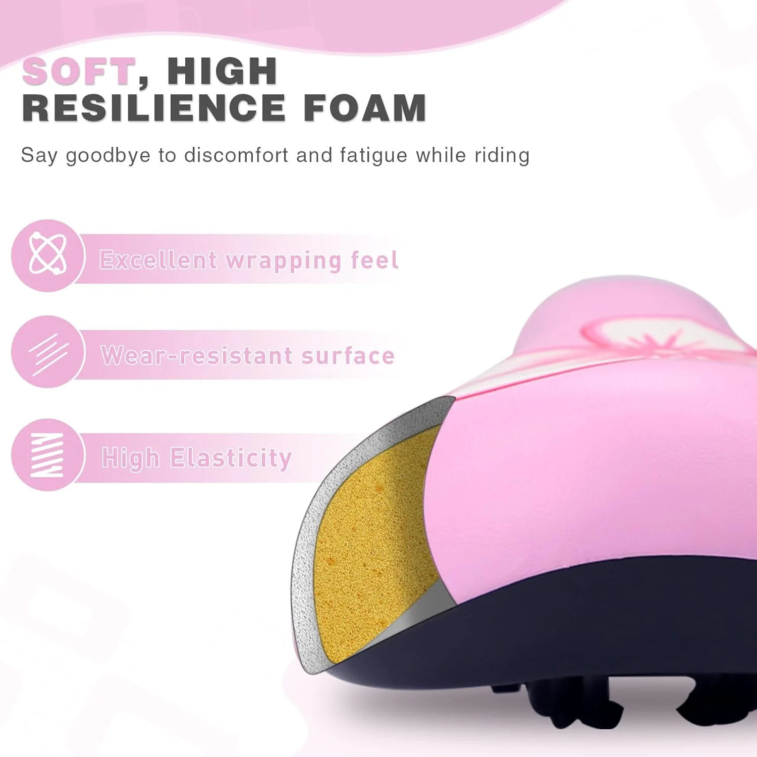 صندلی دوچرخه کودک WEEROCK، صندلی دوچرخه کودک برای دوچرخه های بچه گانه ۱۴، ۱۶، ۱۸، ۲۰، ۲۴ اینچی، زین جایگزین دوچرخه کودک برای دوچرخه های پسرانه و دخترانه، صورتی صندلی دوچرخه کودک WEEROCK، صندلی دوچرخه کودک برای دوچرخه های بچه گانه ۱۴، ۱۶، ۱۸، ۲۰، ۲۴ اینچی، زین جایگزین دوچرخه کودک برای دوچرخه های پسرانه و دخترانه، صورتی