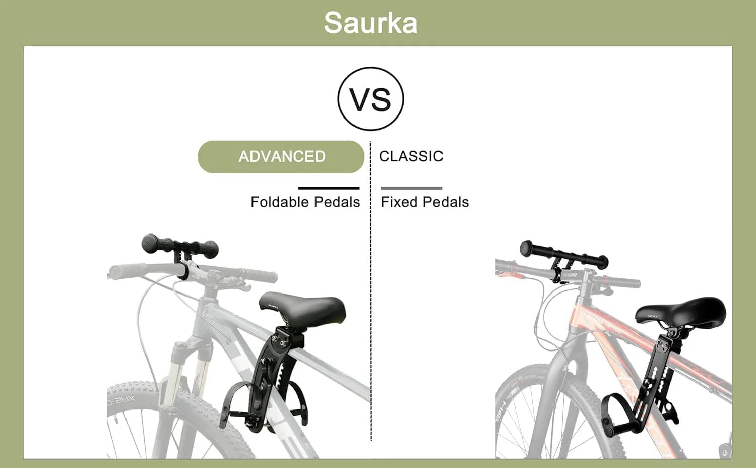 صندلی دوچرخه کودک ارتقا یافته با نصب در جلو و دسته فرمان برای دوچرخه کوهستان، دوچرخه سواری والدین و فرزندان، صندلی دوچرخه کودک و دسته فرمان کودک برای تمام دوچرخه های کوهستانی بزرگسالان (دسته فرمان+صندلی) صندلی دوچرخه کودک ارتقا یافته با نصب در جلو و دسته فرمان برای دوچرخه کوهستان، دوچرخه سواری والدین و فرزندان، صندلی دوچرخه کودک و دسته فرمان کودک برای تمام دوچرخه های کوهستانی بزرگسالان (دسته فرمان+صندلی)