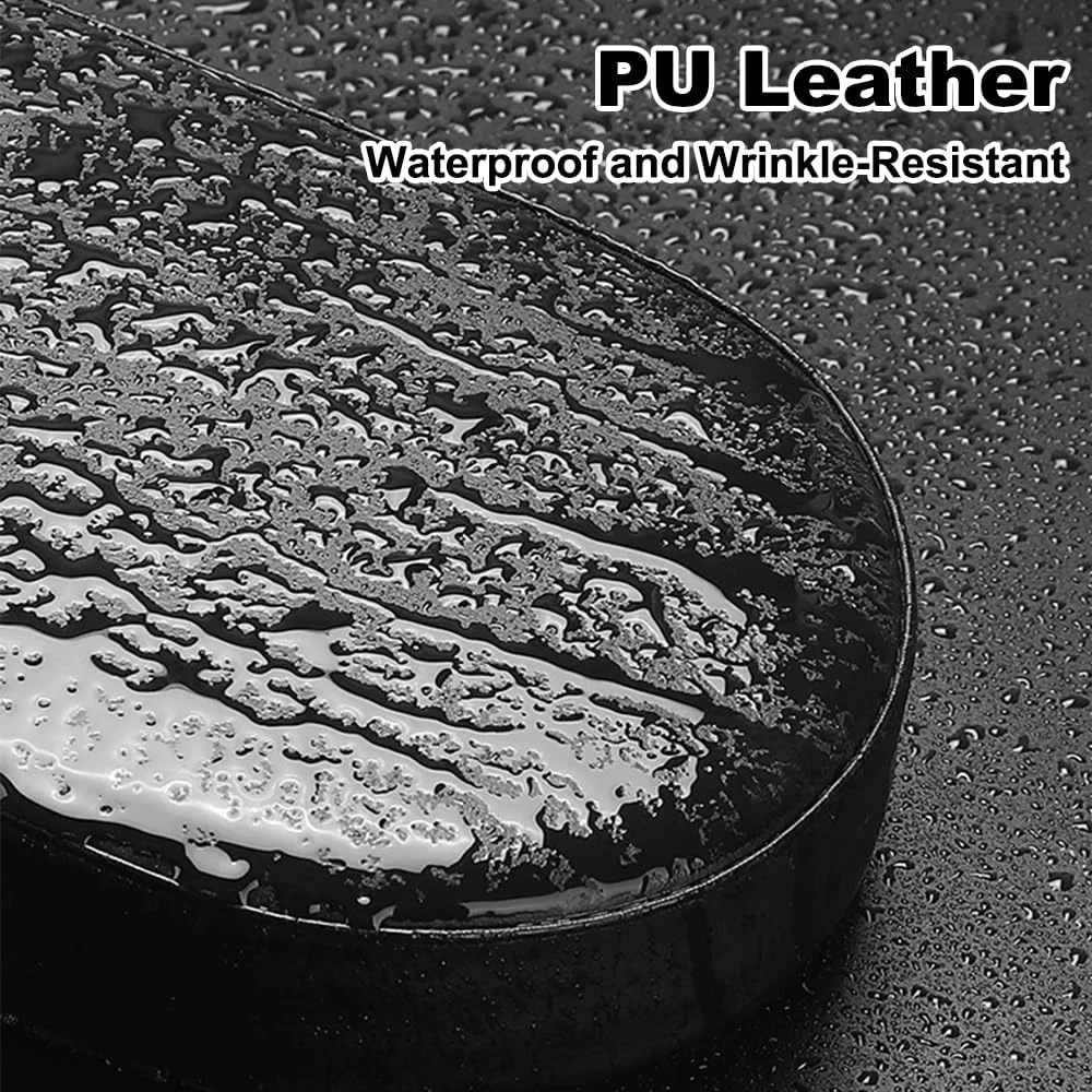 بالشتک صندلی عقب دوچرخه 30x14.5x4 سانتی متر، چرم PU ضخیم، صندلی عقب دوچرخه با الاستیسیته بالا، نرم و راحت، ضد آب و ضد ضربه، مشکی