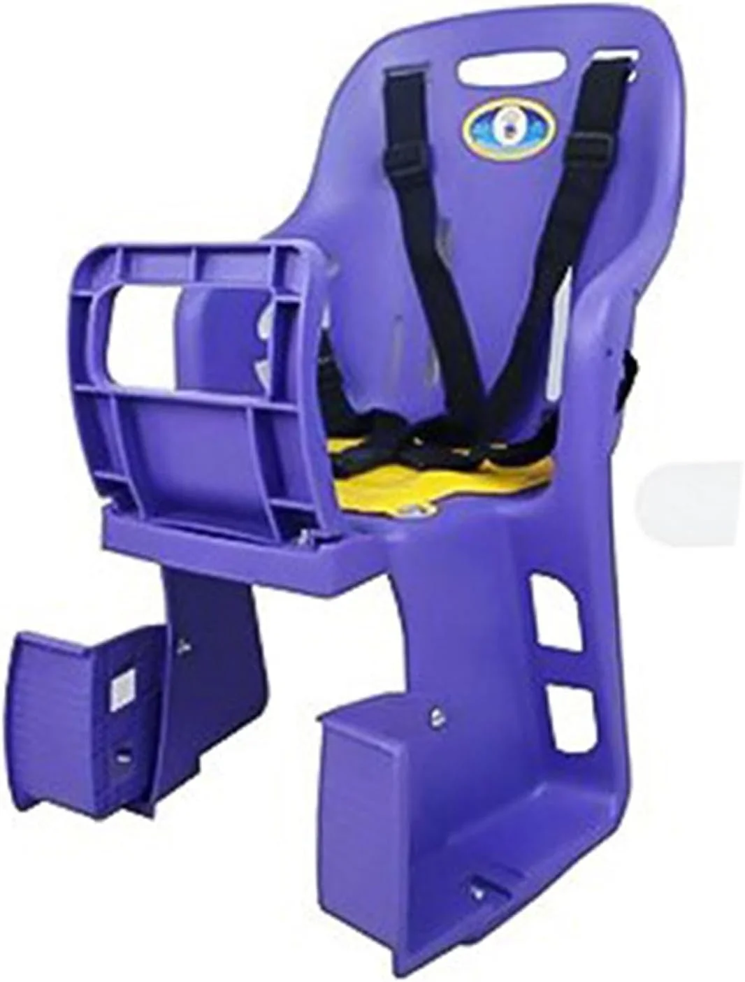 صندلی دوچرخه کودک صندلی عقب دوچرخه کودک قابل حمل برای همه دوچرخه های کوهستانی بزرگسالان بنفش