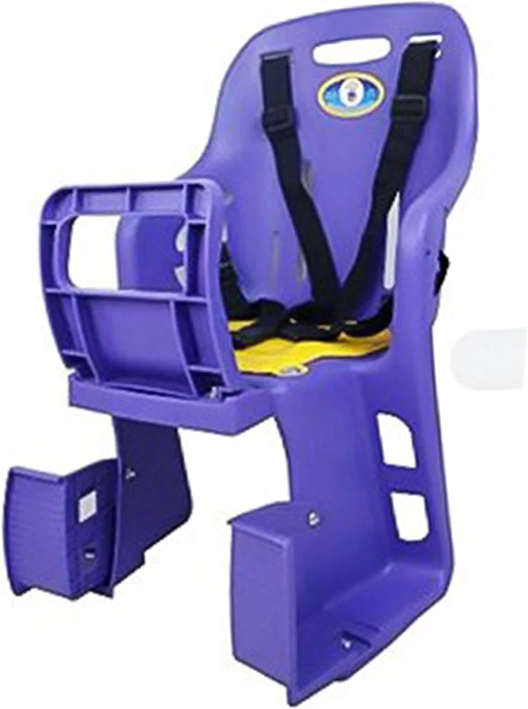 صندلی دوچرخه کودک صندلی عقب دوچرخه کودک قابل حمل برای همه دوچرخه های کوهستانی بزرگسالان بنفش