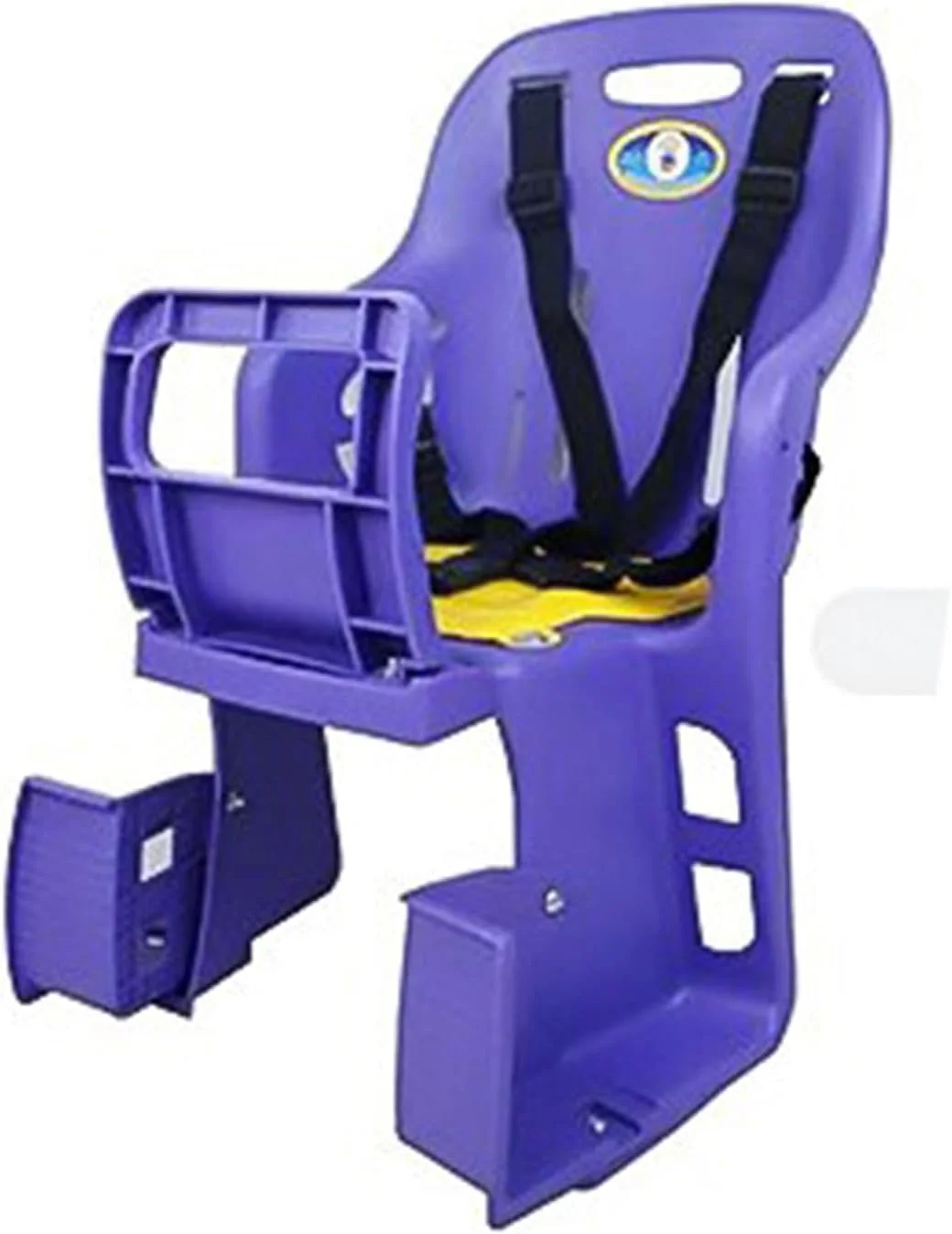 صندلی دوچرخه کودک صندلی عقب دوچرخه کودک قابل حمل برای همه دوچرخه های کوهستانی بزرگسالان بنفش