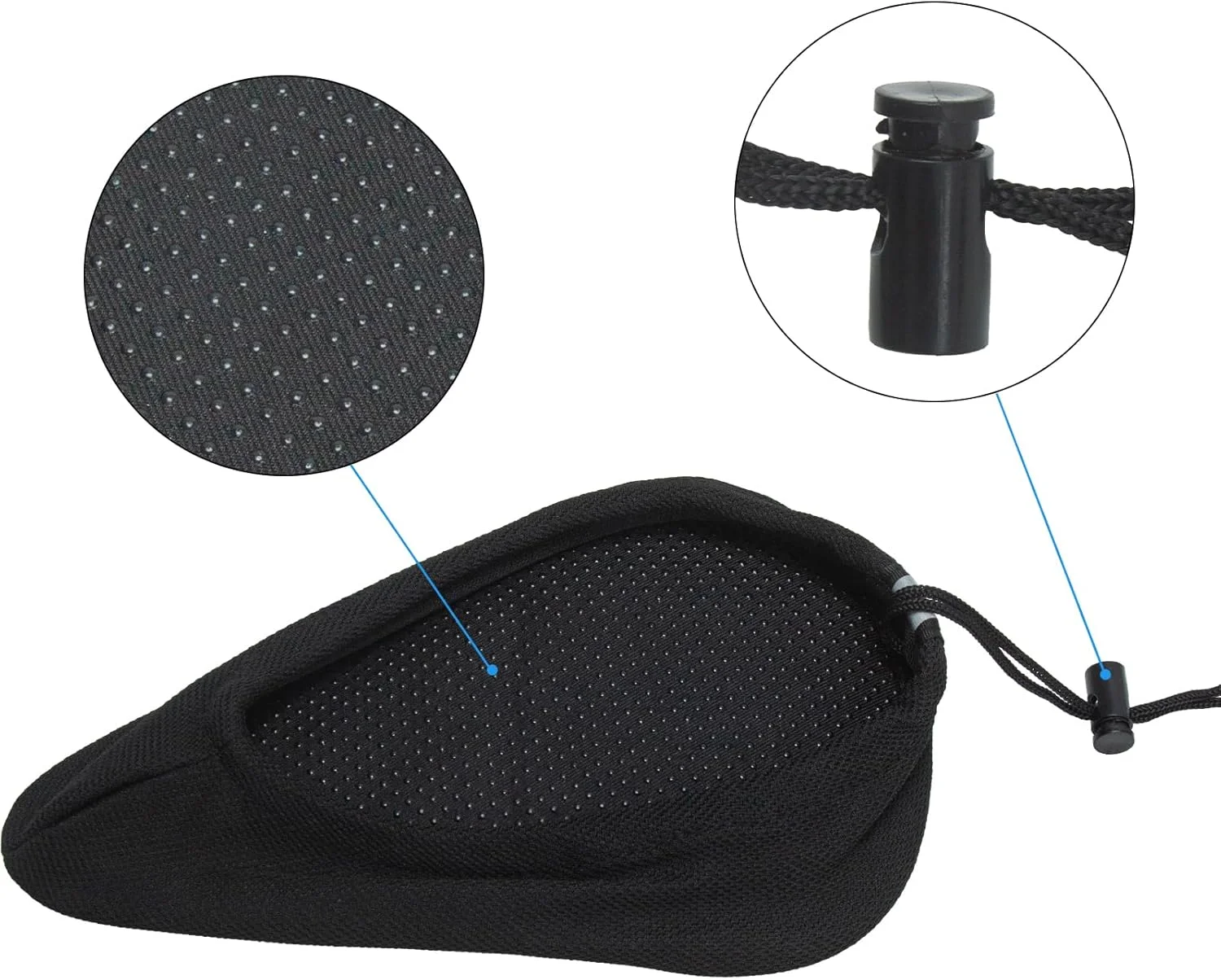 روکش بالشتک صندلی دوچرخه کودکانه 23x15 سانتی متر، روکش صندلی دوچرخه ژله ای برای پسران و دختران، روکش صندلی دوچرخه نرم و تنفسی، پد زین دوچرخه کودکانه با روکش مقاوم در برابر آب، آستین بازو صورتی