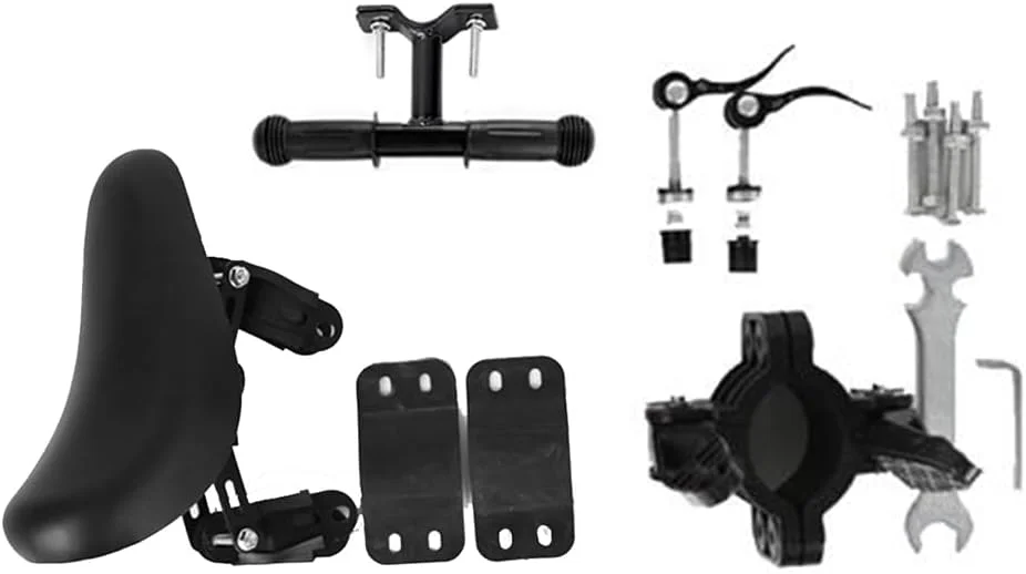 صندلی جایگزین دوچرخه کودک با دسته فرمان، صندلی دوچرخه کودک قابل جدا شدن که در قسمت جلویی نصب می شود به همراه پدال پا برای کودکان 2 تا 5 سال