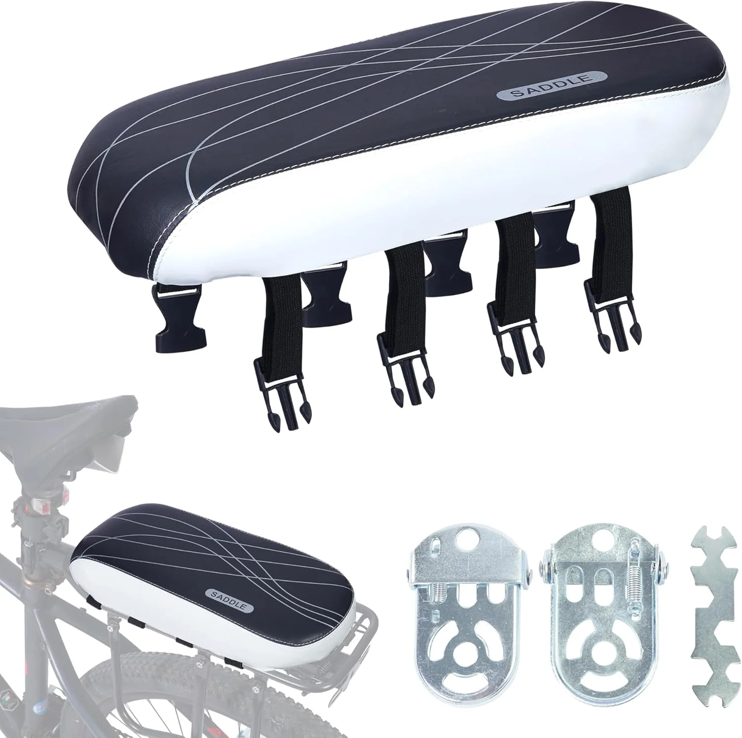 صندلی عقب دوچرخه با کوسن، صندلی عقب دوچرخه کودک، صندلی پشتی دوچرخه، کوسن صندلی عقب دوچرخه، زین عقب دوچرخه، صندلی عقب کودک برای دوچرخه کوهستان