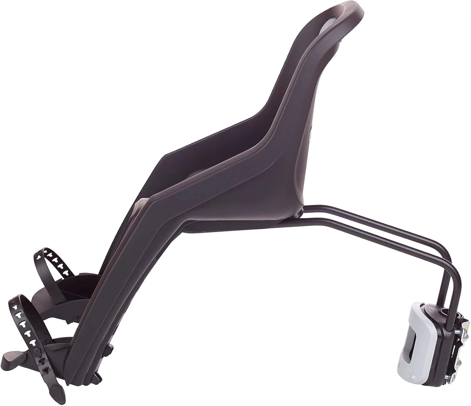 صندلی جلویی دوچرخه کودک Polisport Bubbly Mini PLYS FF 8406900021 مناسب برای دوچرخه های با چرخ های 26 تا 29 اینچ، مناسب برای کودکان با وزن 9 تا 15 کیلوگرم، با اتصال به بدنه، به رنگ مشکی/خاکستری تیره