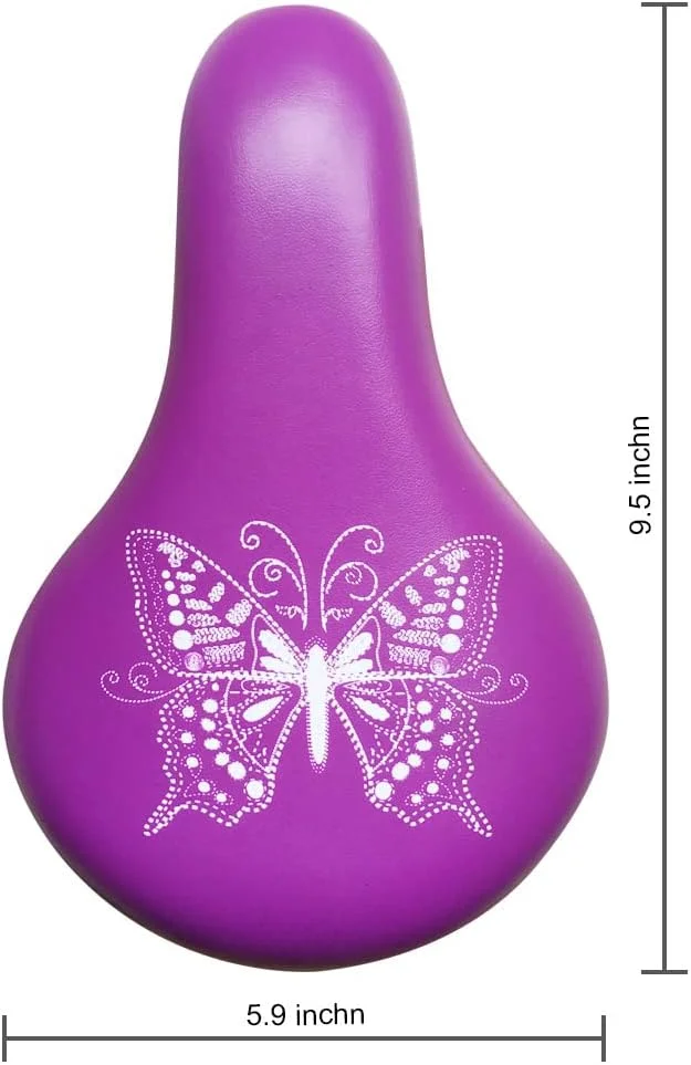 صندلی دوچرخه کودک صندلی دوچرخه برای دوچرخه های 14، 16، 18، 20 و 24 اینچ پسرانه و دخترانه (بنفش)