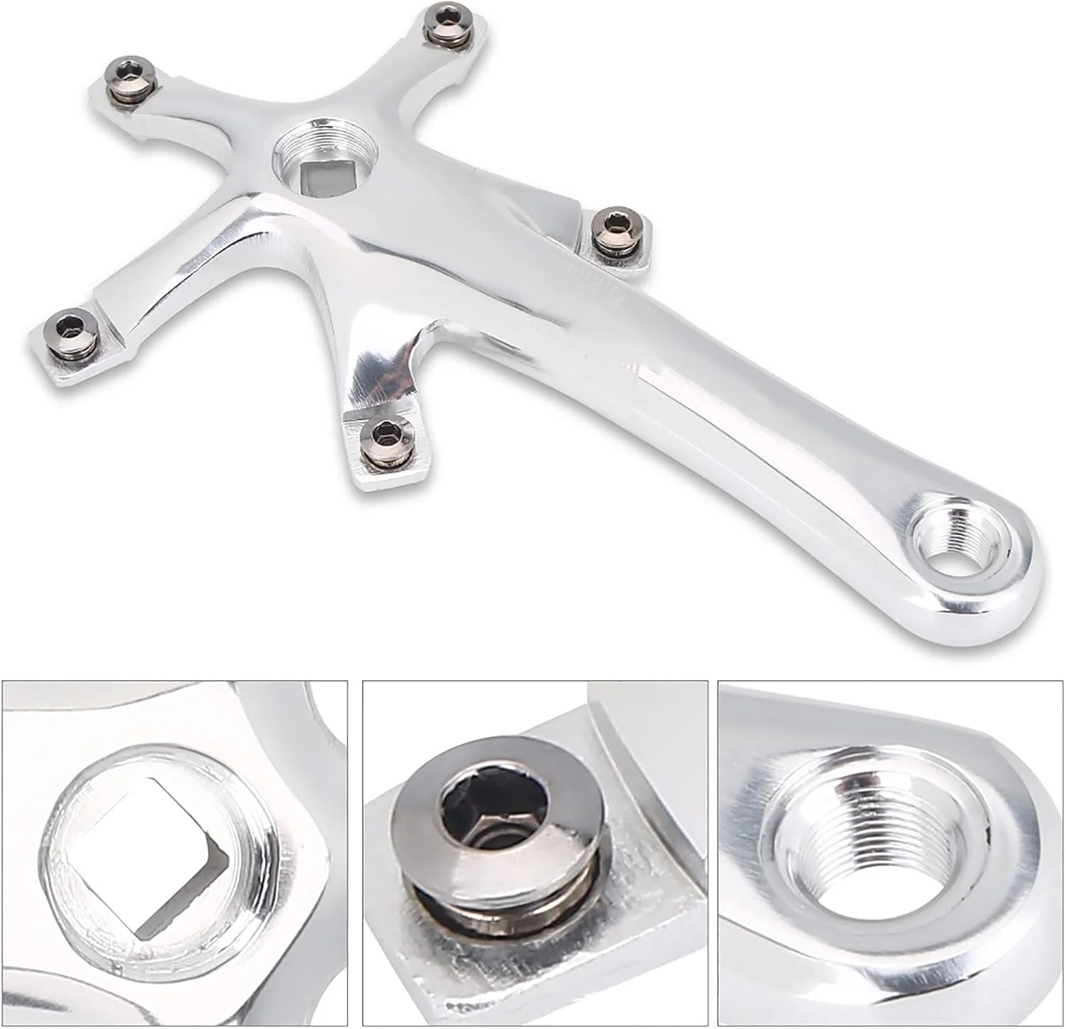 مجموعه بازوی زنجیر، دسته دنده 170 میلی‌متری چپ و راست 1 جفت برای تعمیر دوچرخه