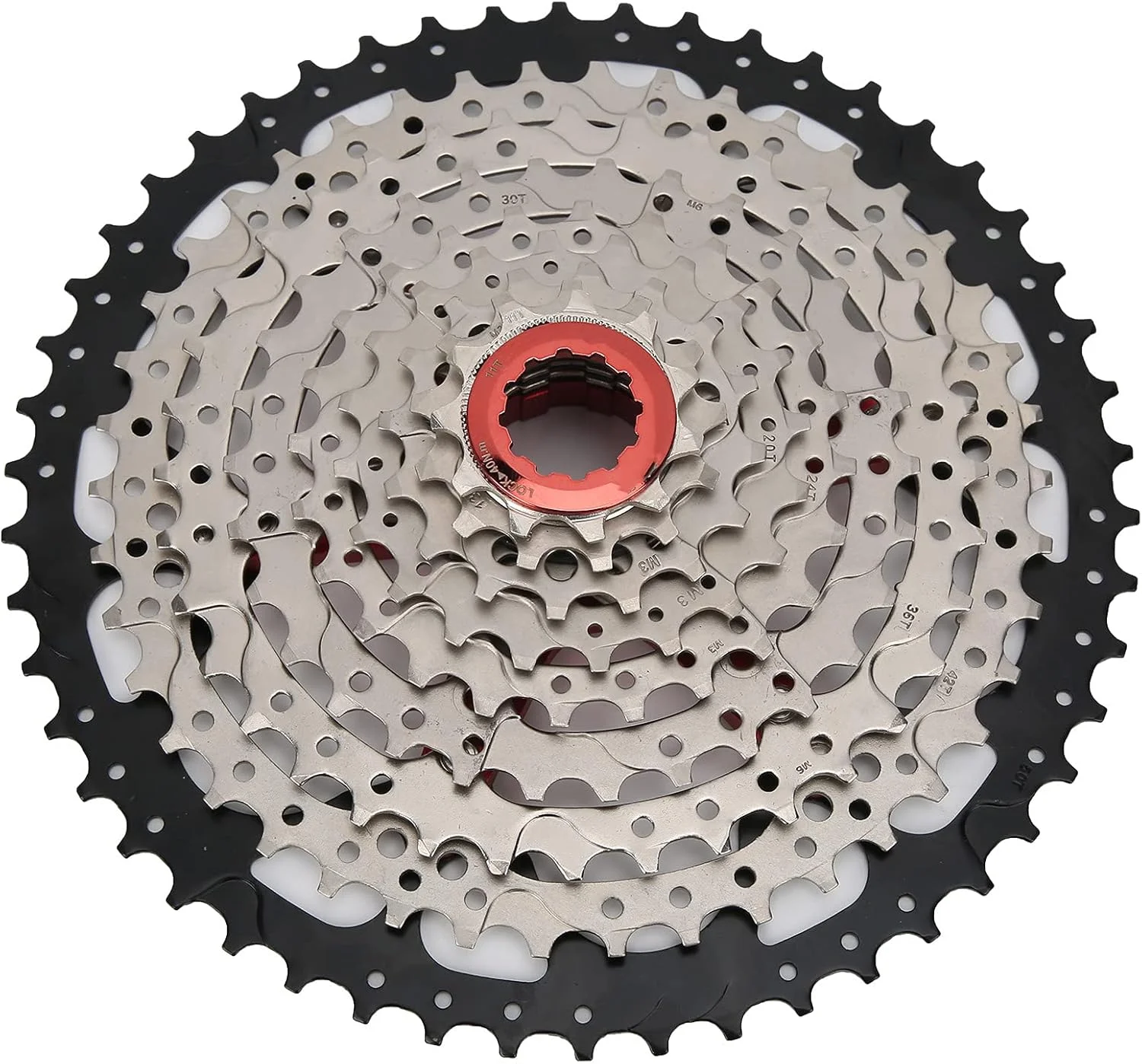 خودرو دنده ای 11-50T مقاوم در برابر سایش، لوازم جانبی جایگزین دوچرخه، چرخ آزاد دوچرخه برای دیسک تک دنده 1X، چرخ آزاد دوچرخه برای دوچرخه سواران