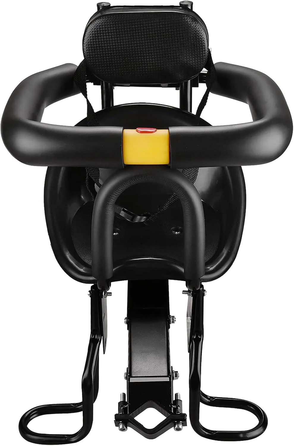 صندلی کودک دوچرخه مورلیان، صندلی جلویی دوچرخه کودک با پدال های پا و پشتی برای دوچرخه کوهستان و جاده