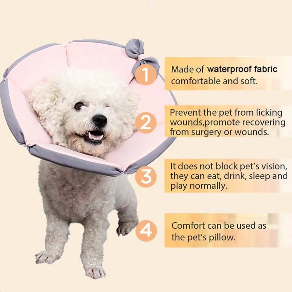 قلاده گردنی گربه و سگ، لوازم جانبی قابل تنظیم، حلقه محافظ گردن بچه گربه، قلاده ضد آب پزشکی، لوازم گربه