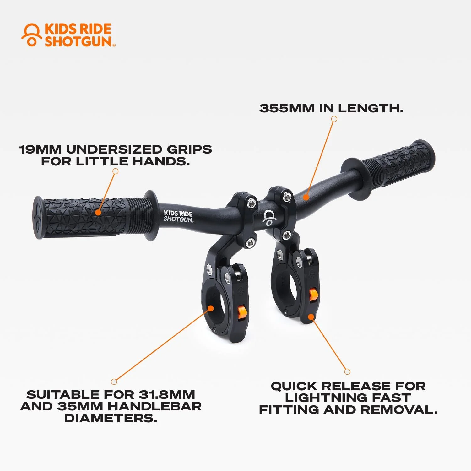 صندلی دوچرخه کودک و دسته فرمان مدل پرو – زین قاشقی منحصربه‌فرد، سازگاری بیشتر با دوچرخه‌های کوهستانی و برقی، بدون تماس با بدنه، کاملاً قابل تنظیم