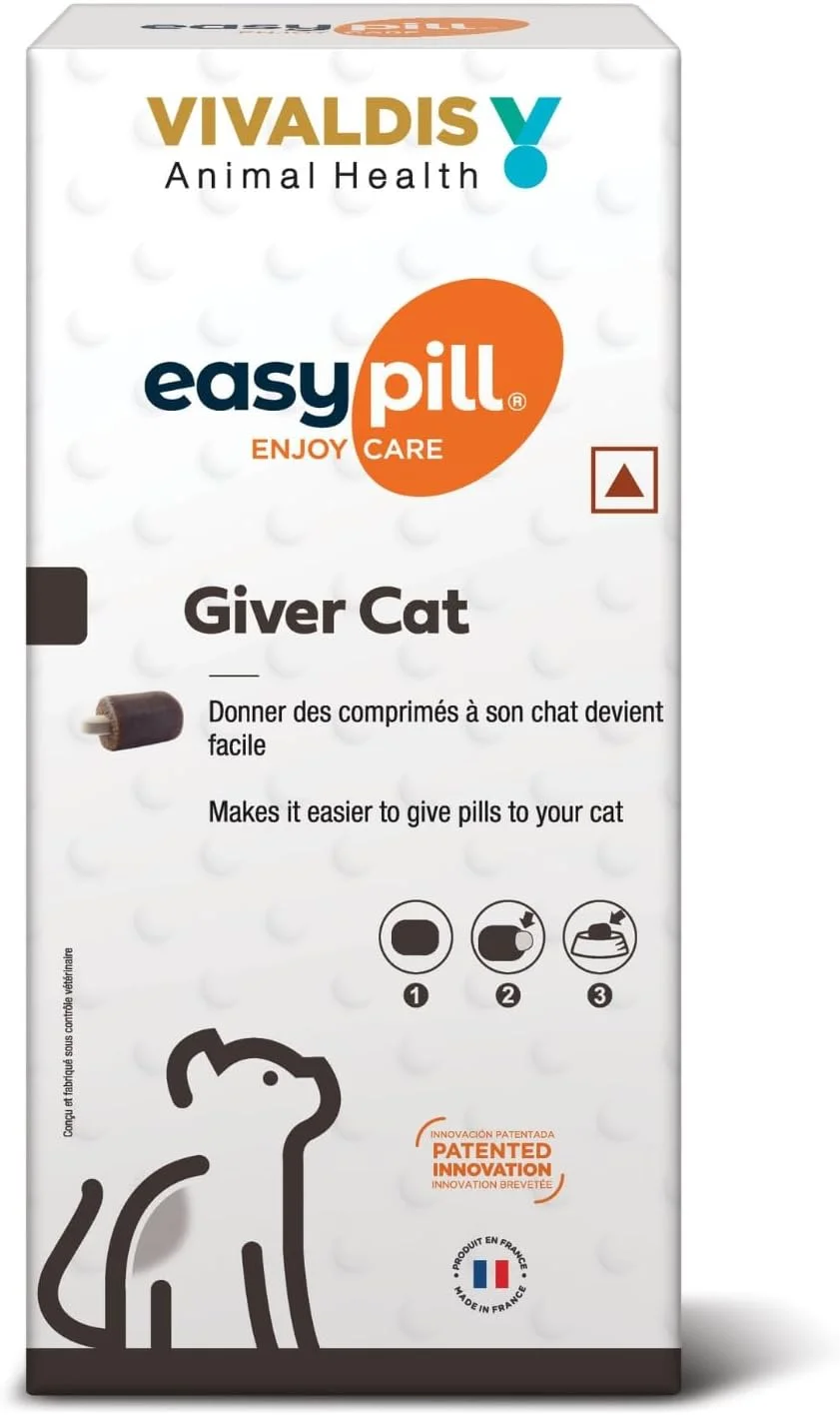 BARK OUT LOUD by Vivaldis - Easy Pill Cat | پدهای خوشمزه برای پنهان کردن طعم و بوی داروها (قرص و مایع) | بسیار خوش خوراک با گوشت مرغ و اردک 3 عدد X 10 گرم، مناسب تمام سنین