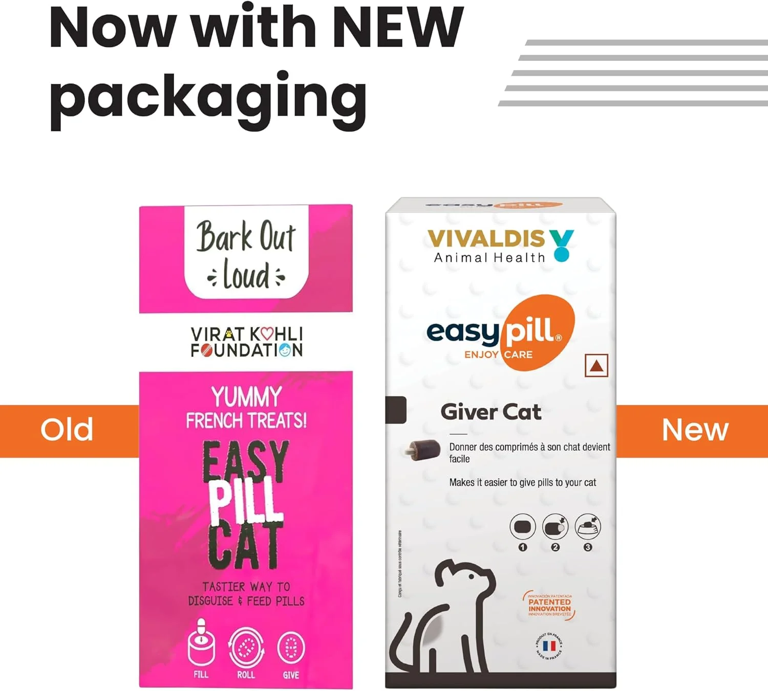 BARK OUT LOUD by Vivaldis - Easy Pill Cat | پدهای خوشمزه برای پنهان کردن طعم و بوی داروها (قرص و مایع) | بسیار خوش خوراک با گوشت مرغ و اردک 3 عدد X 10 گرم، مناسب تمام سنین