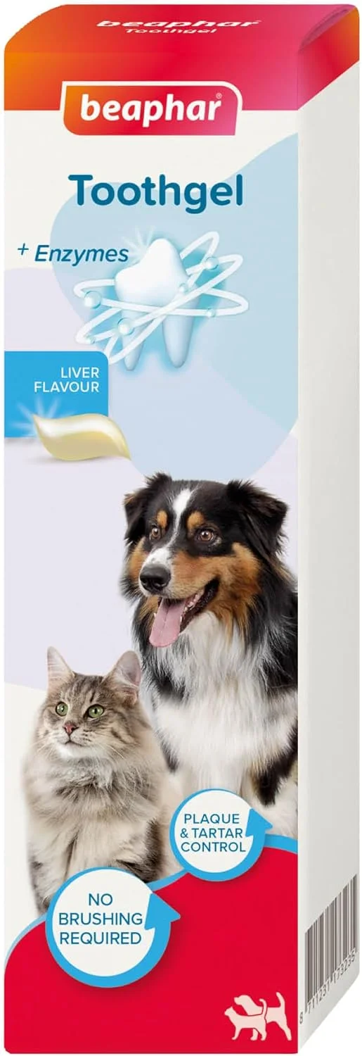 ژل دندان Beaphar ۱۰۰ گرمی، محافظت، پیشگیری، تمیز کننده