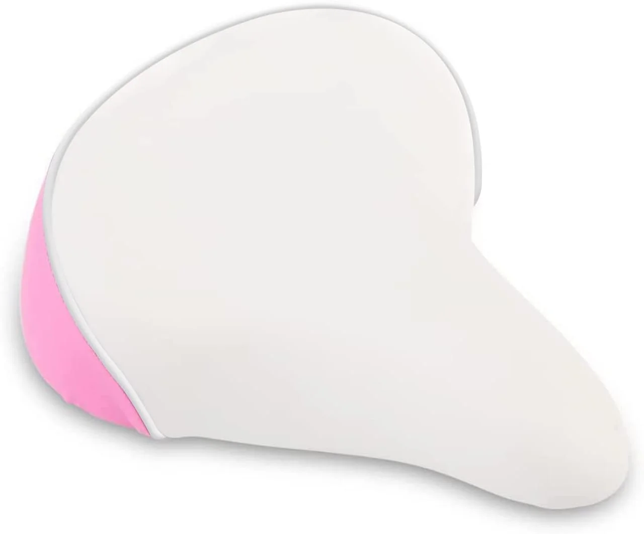 صندلی پهن دوچرخه کودکانه برای دوچرخه دخترانه، صندلی راحت دوچرخه کودکانه مناسب برای دوچرخه کوهستانی و جاده ای 12، 14، 16، 18 و 20 اینچی، صورتی