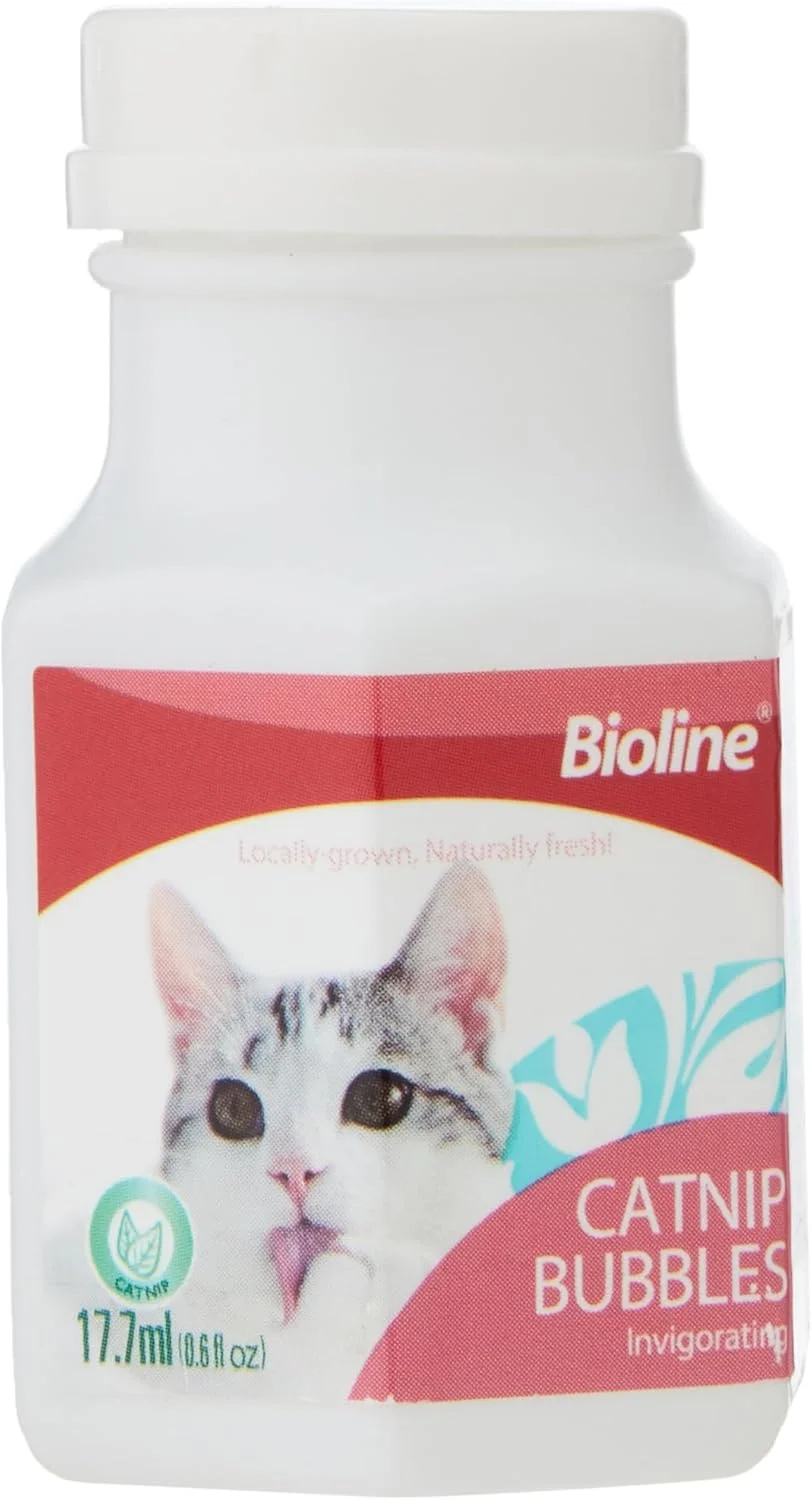 مایع حباب گربه Bioline با عصاره گیاه Catnip، حجم 17.7 میلی لیتر