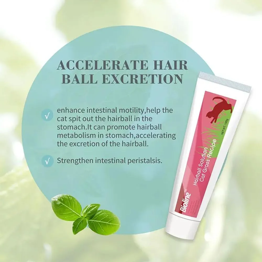 محلول از بین برنده گلوله مویی بایولاین 100 گرم