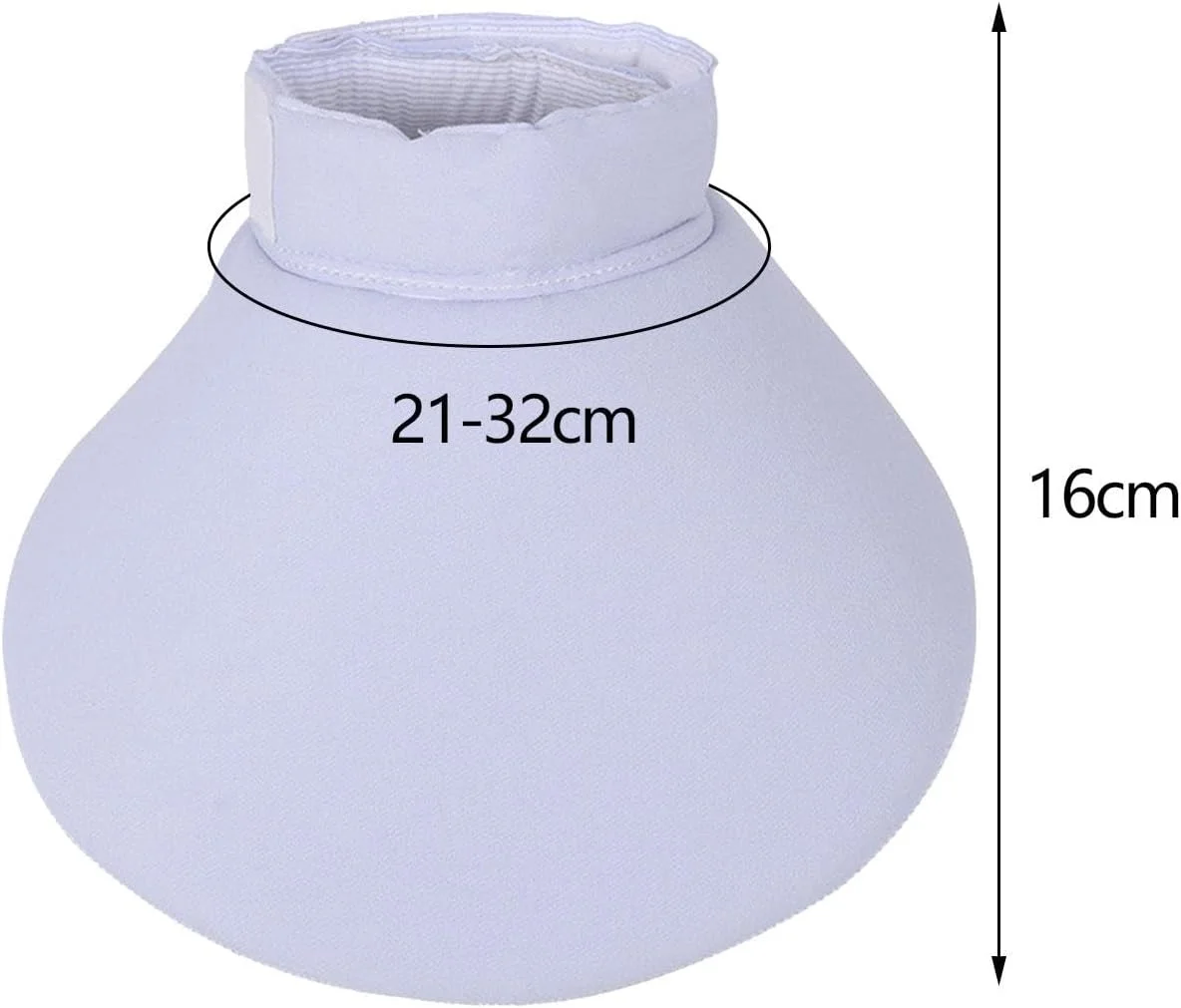 طوق گردنی محافظ حیوانات خانگی BNF برای خرگوش و حیوانات کوچک بعد از جراحی - رنگ آبی - سایز L | لوازم حیوانات خانگی | لوازم گربه | قلاده و پلاک