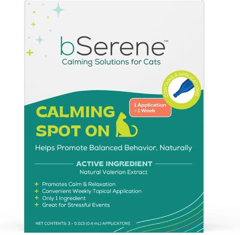 محلول آرام‌بخش گربه حاوی عصاره سنبل‌الطیب bSerene