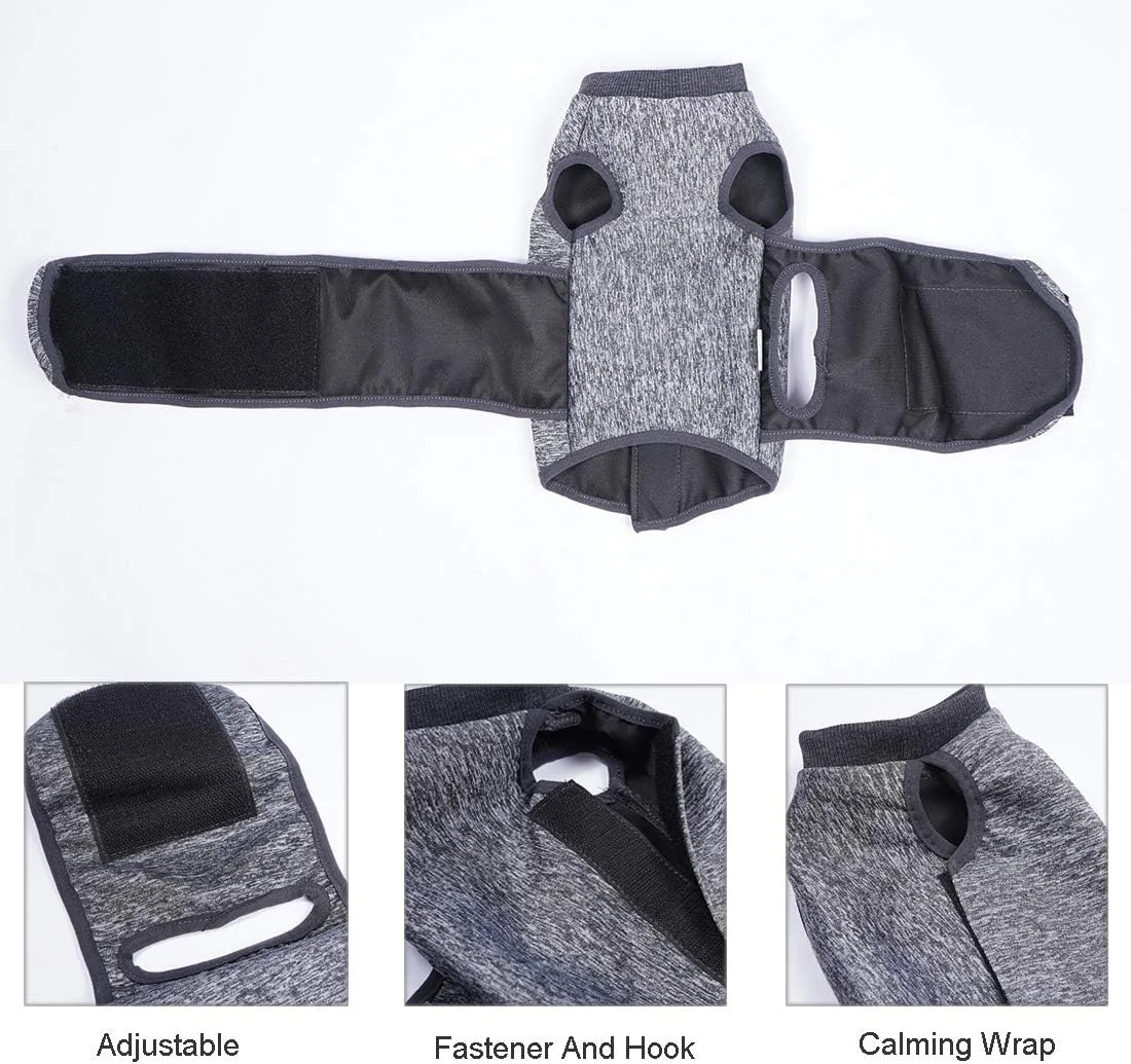 کت ضد اضطراب گربه Coppthinktu، جلیقه ضد اضطراب برای گربه ها، پیراهن برای گربه، کت آرامش بخش گربه، جلیقه راه حل آرام بخش توصیه شده توسط دامپزشکان برای آتش بازی، مسافرت، جدایی